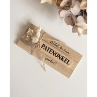 Flaschenöffner Patenonkel | Geschenkidee Für Geschenkset von hejlittlefam