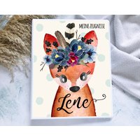 Zeugnismappe Fuchs Mädchen Personalisiert Mit Namen, Zeugnisordner Einschulung Schule Zeugnismappe Fuchs Mädchen Personalisiert Mit Namen, Zeugnisordner Einschulung Schule von hejsue