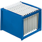 helit Hängeregistraturkorb H6110034 DIN A4 Blau 36 x 38 x 26 cm von helit