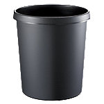 helit Papierkorb H61058 Polyethylen Schwarz 31 x 33,5 cm von helit