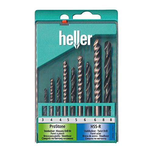 Heller Tools Universalkassette HSS und Stein Set 9-teilig, 3090-17742 Heller Tools Universalkassette HSS und Stein Set 9-teilig, 3090-17742 von heller