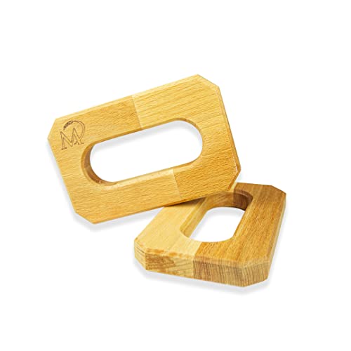 hello sweety Marcel Paa - Weggliabdrücker aus Holz, rechteckig 14 cm x 9 cm x 1.7 cm, Weggli-Drücker nach Schweizer Tradition, Stempel für Brötchen Semmel oder Wecken von hello sweety