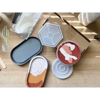 3Er-Packung - Kreisförmige Untersetzerform, Wiederverwendbare Silikonform | Epoxidharz, Jesmonit, Beton Giessen 3Er-Packung - Kreisförmige Untersetzerform, Wiederverwendbare Silikonform | Epoxidharz, Jesmonit, Beton Giessen von hellojesit