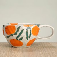 Mandarin Keramik Becher, Kaffeetasse, Keramikbecher , Einweihungsgeschenk, Hochzeitsgeschenk, Geburtstagsgeschenk, Muttertagsgeschenk Mandarin Keramik Becher, Kaffeetasse, Keramikbecher , Einweihungsgeschenk, Hochzeitsgeschenk, Geburtstagsgeschenk, Muttertagsgeschenk von hellomaeshop