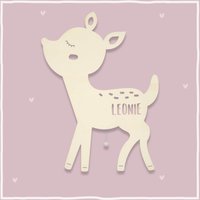 Nachhaltige Wandlampe Holz Mit Wunsch-Motiv & Personalisierung, Nachtlicht Mädchen, Baby Schlummerlicht, Geschenk Geburt Hellomini von hellominide