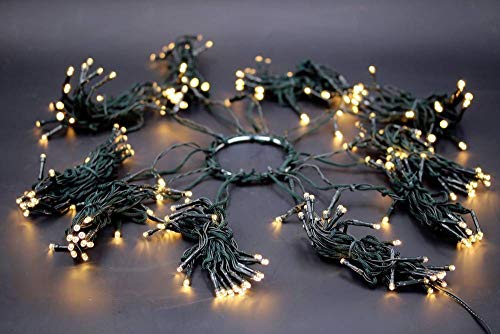 hellum LED Christbaumbeleuchtung mit Ring, LED Weihnachtsbaumbeleuchtung Außen 10 Stränge x 2,5m, warmweiße Lichterkette Außen Weihnachten, Weihnachtsbaumdeko, 577914 hellum LED Christbaumbeleuchtung mit Ring, LED Weihnachtsbaumbeleuchtung Außen 10 Stränge x 2,5m, warmweiße Lichterkette Außen Weihnachten, Weihnachtsbaumdeko, 577914 von hellum