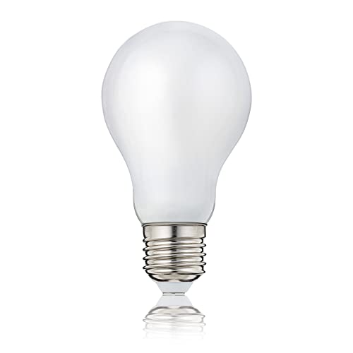 hellum LED Glühbirne E27, 4,5W warmweiß LED Lampe mit 470 Lumen Filament, E27 Vintage Leuchtmittel ersetzt 40-Watt Glühbirne, 2700 Kelvin warmweiß Matt, 206203 von hellum