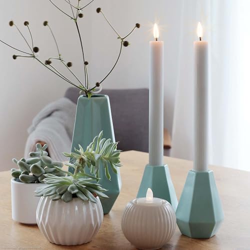 hellum LED Stabkerzen, 2 Stück LED Kerzen mit Timer grau, Kerzen mit Fernbedienung, flackernde Flamme, mit Timerfunktion, batteriebetrieben 24,5 x 2,2cm <59lm 151848 hellum LED Stabkerzen, 2 Stück LED Kerzen mit Timer grau, Kerzen mit Fernbedienung, flackernde Flamme, mit Timerfunktion, batteriebetrieben 24,5 x 2,2cm <59lm 151848 von hellum
