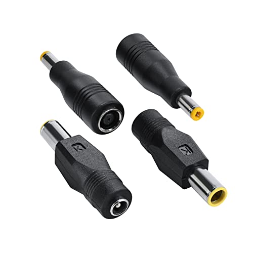 DC-Netzsteckeradapter 2 Stück DC 8 mm 7909 tecker auf DC 5,5 mm Buchse und 2 Stück DC 5,5 mm Stecker auf DC 8 mm 7909 Buchse für Jackery Explorer Rockpal Bluetti Milin CTECHI Votman IBM ThinkPad von helpers lab