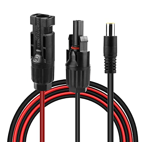 Solarstecker auf DC7909 8mm, Solarzellen Stecker und Buchse auf DC 8mm Adapterkabel, wasserdicht,Konverter zur Verbindung von Solargeneratoren für Energieanlagen von helpers lab