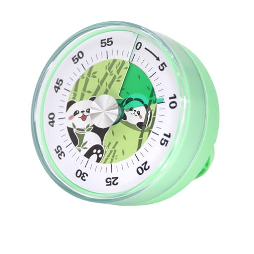 hemeilibao Visual Timer, 60 Minuten Countdown Timer für Klassenzimmer Büro, Küche, Schreibtisch, Visueller Timer mit Magnetischer Absaugung, Keine Batterien Erforderlich, Eigenständiger Stand von hemeilibao