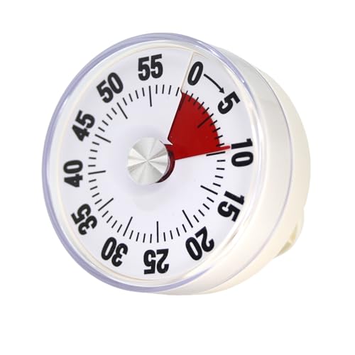 Hemeilibao Visueller Timer, 60 Minuten Countdown für Klassenzimmer, Büro, Küche, Schreibtisch - Magnetische Absaugung, Keine Batterien Erforderlich, Eigenständiger Stand von hemeilibao