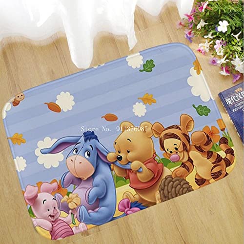 hengyuanxiang Lilo Stitch Spielmatte Für Kinder Kurze Plüsch rutschfeste Fußmatte Für Schlafzimmer Wohnzimmer Winnie The Pooh C5987 40X60Cm von hengyuanxiang