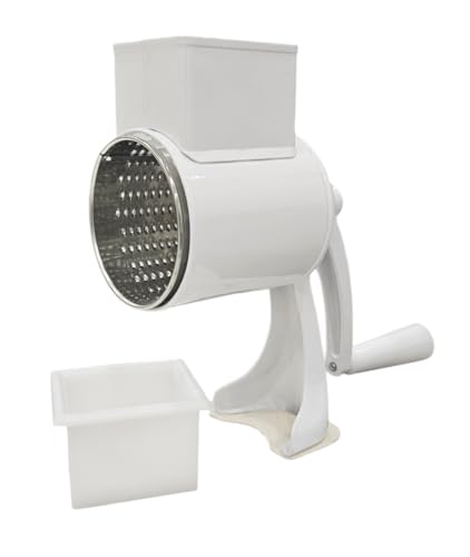 Bröselmühle, Trommelreibe mit extra feiner Trommel, aus Stahlblech, befestigung per Zwinge, ideal für Nüsse, Mandeln, Hartkäse von Hera