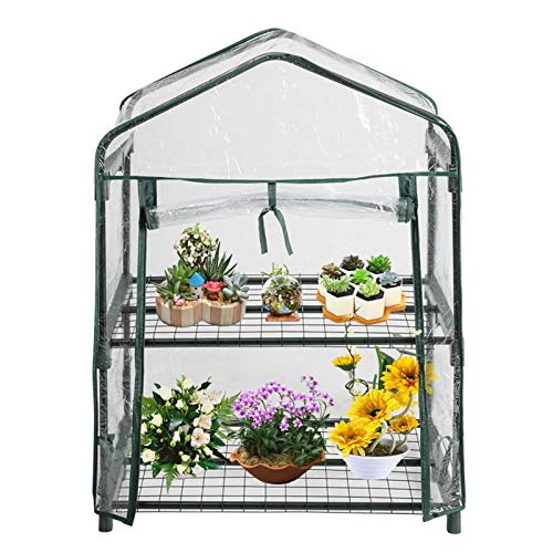 heresell Garten stöckiges Gewächshaus, PVC Warm Garten Cover Mini Haushalt Pflanze für Gewächshaus 2 Ebenen Ohne Eisen Rahmen heresell Garten stöckiges Gewächshaus, PVC Warm Garten Cover Mini Haushalt Pflanze für Gewächshaus 2 Ebenen Ohne Eisen Rahmen von Sobeta