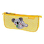 Herlitz Federmäppchen Design: Cute Animals Koala 22 (B) x 9,5 (T) x 7,5 (H) cm Grau,Gelb von herlitz