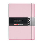 Herlitz Notizbuch A4 liniert PP rosa gelocht Herlitz Notizbuch A4 liniert PP rosa gelocht von herlitz