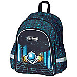 Herlitz Schulrucksack Space Car 26 (B) x 12 (T) x 35 (H) cm Schwarz, Türkis von herlitz