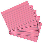 herlitz Karteikarten DIN A6 100 Karten Rot 14,8 x 10,5 cm 100 Stück von herlitz