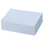 herlitz Karteikarten DIN A8 100 Karten Weiß 7,5 x 5,2 cm 100 Stück von herlitz