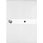 herlitz easy orga to go Dokumentenmappe docfoldPP Druckknopf Polypropylen Hochformat 23,9 (B) x 32,9 (T) x 0,6 (H) cm Transparent 11206653 von herlitz