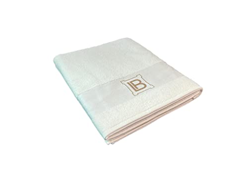 hermet Laura Biagiotti | Badetuch aus Frottee | 100% Baumwolle | 90 x 140 | Creme von hermet