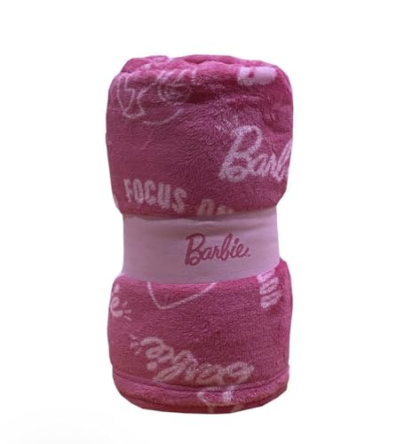 hermet Barbie, Tagesdecke, Sofabett, Morbita, Soft Touch, 130 x 160 cm, Rosa, offizielles Produkt, Kinderzimmer für Mädchen von hermet