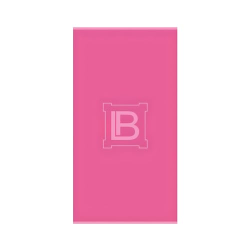 hermet Laura Biagiotti, Strandtuch aus Frottee, Jacquard, 100% Baumwolle, 90 x 170 cm, einfarbig, mit Logo von hermet