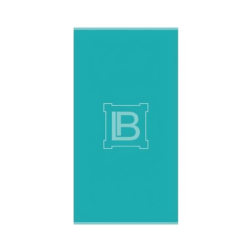 hermet Laura Biagiotti, Strandtuch aus Frottee, Jacquard, 100% Baumwolle, 90 x 170 cm, einfarbig, mit Logo hermet Laura Biagiotti, Strandtuch aus Frottee, Jacquard, 100% Baumwolle, 90 x 170 cm, einfarbig, mit Logo von hermet