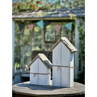 Holzhaus "Landsted" Häuschen Landhausstil Deko Shabby Haus Div. Größen Holzhaus "Landsted" Häuschen Landhausstil Deko Shabby Haus Div. Größen von herzbewohntshop