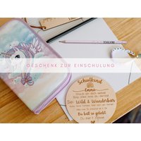Personalisierter Bleistift - Tolles Geschenk Zur Einschulung Oder Für Schulkinder Mit Namen Geschenkidee von herzundloewe