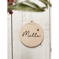 Baumanhänger Christbaumkugeln Mit Namen Baumanhänger Christbaumkugeln Mit Namen von herzundspaene