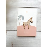 Baumanhänger Krippe | Maria Und Joseph Heilige 3 Könige Kamel Esel Schafe Hirte von herzundspaene