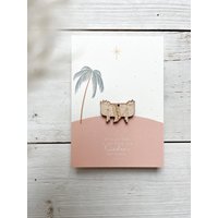 Baumanhänger Krippe | Maria Und Joseph Heilige 3 Könige Kamel Esel Schafe Hirte von herzundspaene