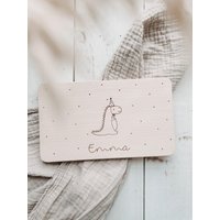 Holzbrettchen - Baby Dino von herzundspaene