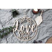 Holzreif Love Came Down von herzundspaene