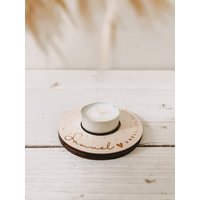 Kleiner Teelichthalter Graviert | Personalisiert Holz Sternenkind Erinnerungslicht Trauer Kleiner Teelichthalter Graviert | Personalisiert Holz Sternenkind Erinnerungslicht Trauer von herzundspaene