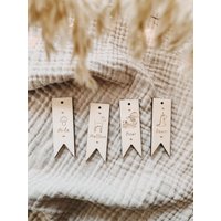 Kleiner Wimpel | Geschenkanhänger Personalisiert Mit Namen von herzundspaene