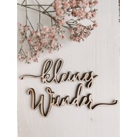 Schriftzug - Kleines Wunder von herzundspaene