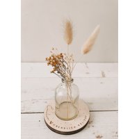 Vasenhalter | Teelichthalter Graviert Personalisiert Holz Sternenkind Erinnerungslicht Trauer Vasenhalter | Teelichthalter Graviert Personalisiert Holz Sternenkind Erinnerungslicht Trauer von herzundspaene