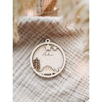 stegosaurus Baumanhänger Christbaumkugeln Mit Namen von herzundspaene