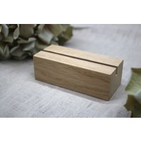 Holzkranzhalter Eiche - Halter Für Türkränze, Ständer Holzkränze Als Wohndeko von herzwuid