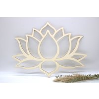 Wanddekoration "Lotusblume" 28 - 68cm von herzwuid