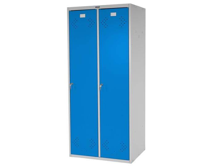 Doppelspind Valberg T338, Kleiderspind Umkleideschrank Spind, 183x81x50cm nach ASR Blau Doppelspind Valberg T338, Kleiderspind Umkleideschrank Spind, 183x81x50cm nach ASR Blau von heute wohnen