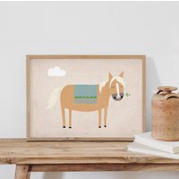 Print "Haflinger" | Pferd Artprint Illustration Pferdeliebe Pferde Poster Pferdeposter Gemütlich Pony Pferdemädchen Print "Haflinger" | Pferd Artprint Illustration Pferdeliebe Pferde Poster Pferdeposter Gemütlich Pony Pferdemädchen von heyvron