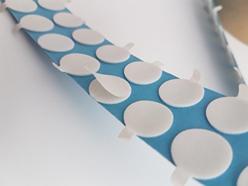 Doppelseitige Schaumklebepunkte, 10mm, 500 Stück – ideal zur Verklebung von Schildern, Leisten, stark klebend von hf hajo - fix Magnet- | Klebe- | Schneideprodukte