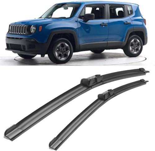 hfzqkj Auto Scheibenwischer, Für Jeep Renegade 2014-2018 22+20 Wasserdicht Langlebig Auto Wischer Klingen Windschutz Fenster Regen Pinsel Zubehör von hfzqkj