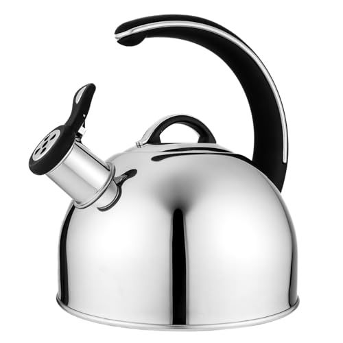 hgk Wasserkessel PLUTO 2.5L flötenkessel pfeifkessel für gas induktion 18/10 von hgk