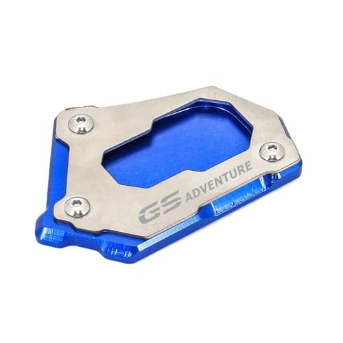hgudyr Fuß-Verbreiterung Ständer Platte Motorrad-Ständer für R 1200 GS LC R1200GS ADV R1250GS Für Adventure R 1250 GS CNC-Motorrad-Seitenständer von hgudyr