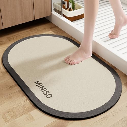 hhbzhdpg Weiche Badematte, Waschbarer Teppich für Die Küche, rutschfeste Badewannenmatte. Auch für Treppen, Balkone, Waschküchen und Bereiche mit Haustieren Geeignet(A,80X120CM) von hhbzhdpg